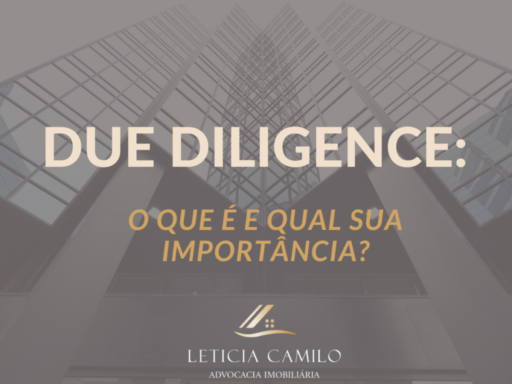 DUE DILIGENCE O QUE É E QUAL SUA IMPORTÂNCIA Leticia Camilo